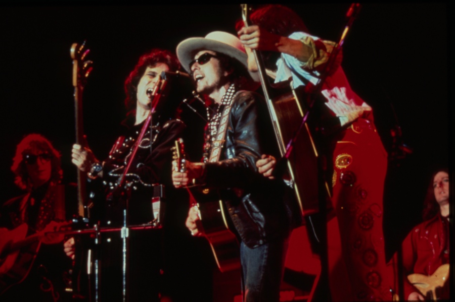 Bob Dylan Flanked By T Bone, Rob Stoner & Roger McGuinn (Rolling Thunder Revue).