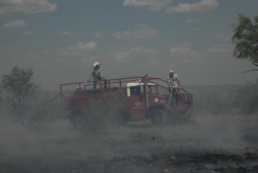 Fighting A Grassfire (TX).