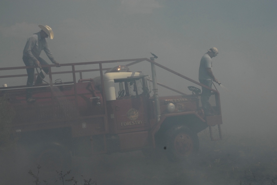 Fighting A Grassfire (TX).