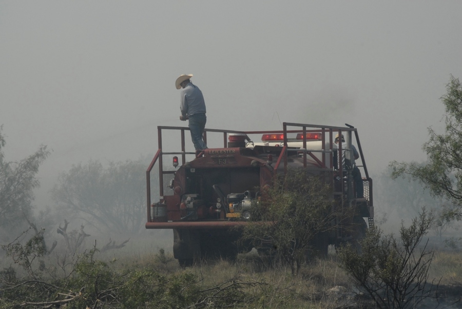 Fighting A Grassfire (TX).
